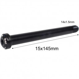 Axe avant 145x15xM14x1,5mm...
