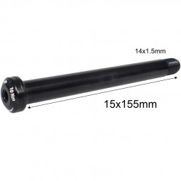 Axe avant 155x15xM14x1,5mm...