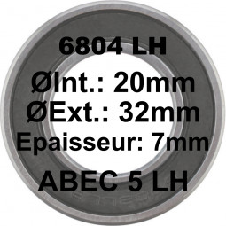 Roulement 6804 LH 20x32x7