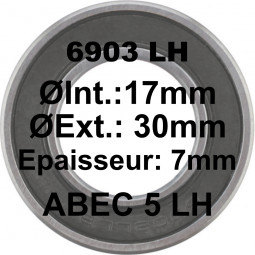 Roulement 6903 LH 17x30x7...